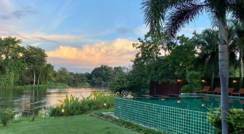 Ruen Maihom Riverside Cottage Kancsanaburi Kültér fotó